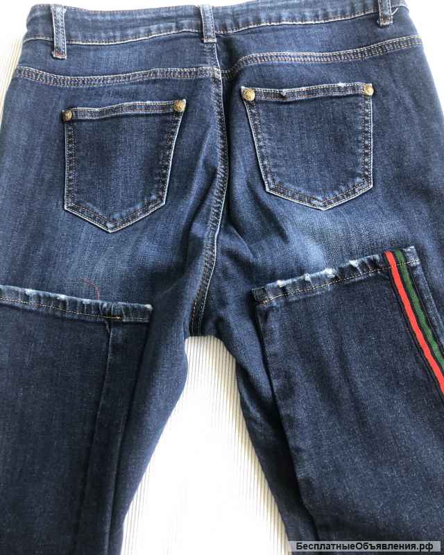 Джинсы Versace, Gucci