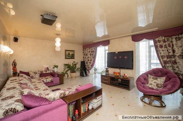 3-комнатная двухуровневая квартира 131,2 м ²