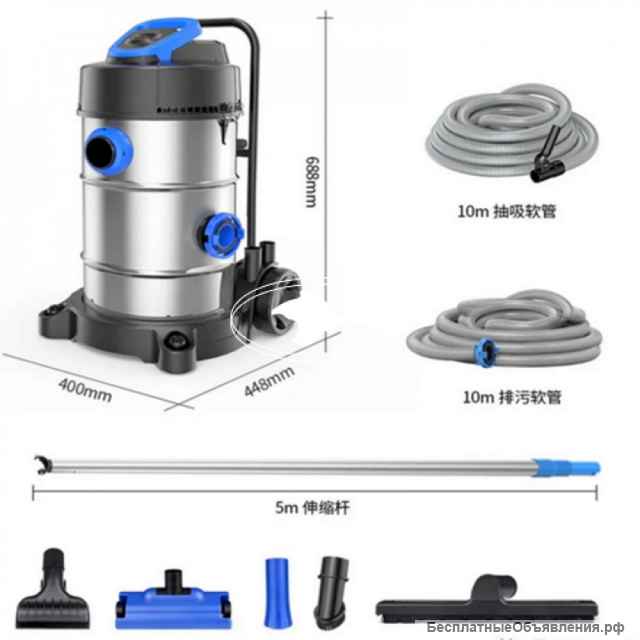 Пылесос - илосос вакуумный для пруда и бассейна GRECH CPS-101
