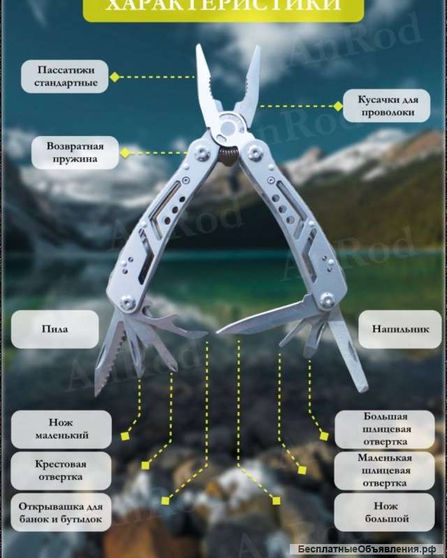 Многофункциональный складной мультитул
