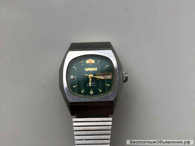 Часы Orient 3 звёзды crystal 21 камень