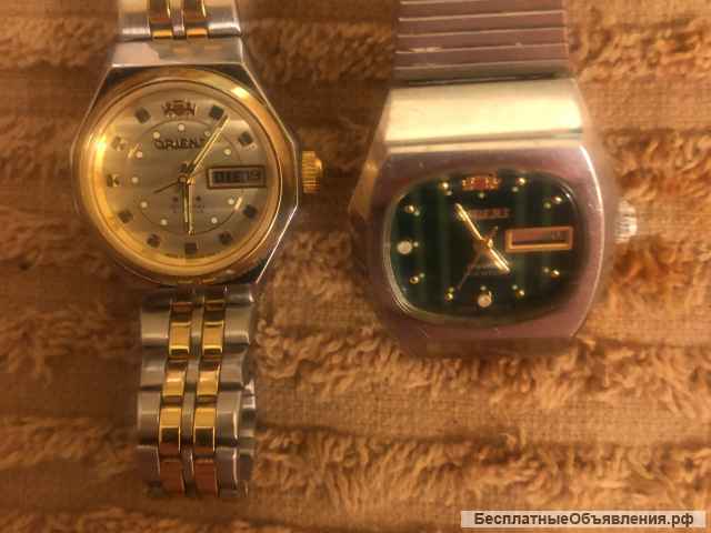 Часы Orient 3 звёзды crystal 21 камень
