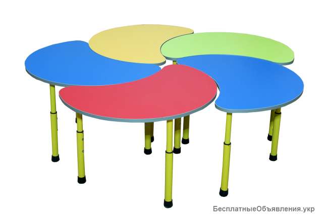 Стіл регульований дитячий "Квітка", Стіл регульований дитячий