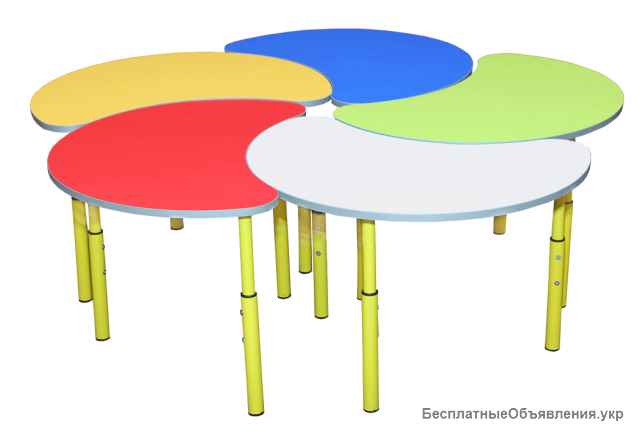 Стіл регульований дитячий "Квітка", Стіл регульований дитячий