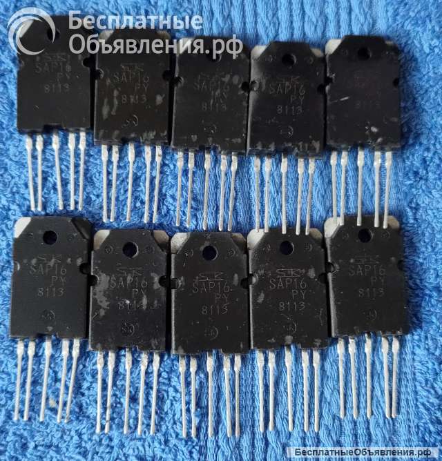SAP16P (SAP16 P) SANKEN, PNP, 150W, 160V, 15A, TO3PL-5 оригинальный НОВЫЙ