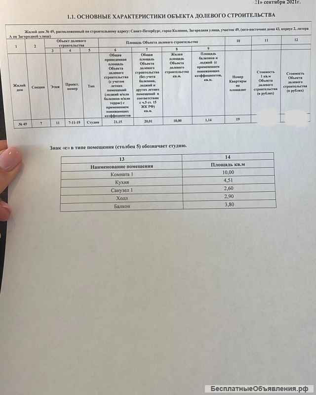 Студию, Санкт-Петербург, жк Новое Колпино, ул. Загородная 49