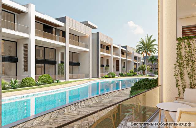 Роскошный квартирный комплекс на берегу моря на Северном Кипре