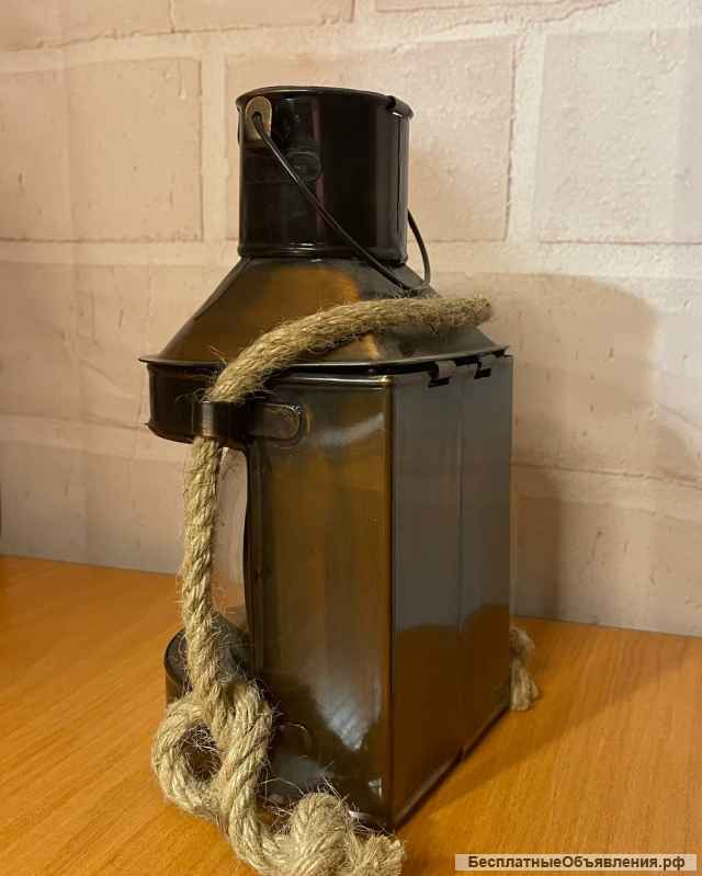 Фонарь лампа керосиновый, сигнальный