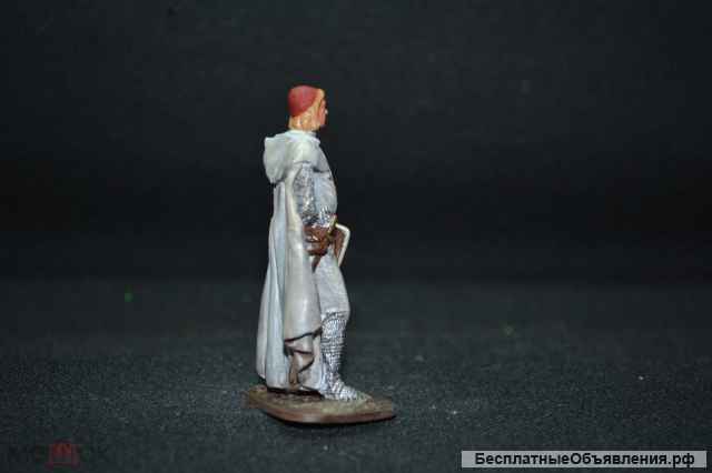 Оловянный солдатик 54 мм. Средневековый рыцарь.