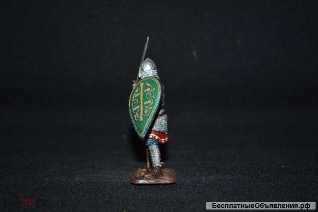 Оловянный солдатик 54 мм. Русский воин дружинник 13 век.