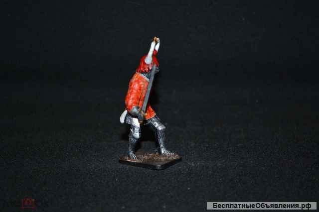 Оловянный солдатик 54 мм. Рыцарь Жан Де Креки, Бургундия, 12 век