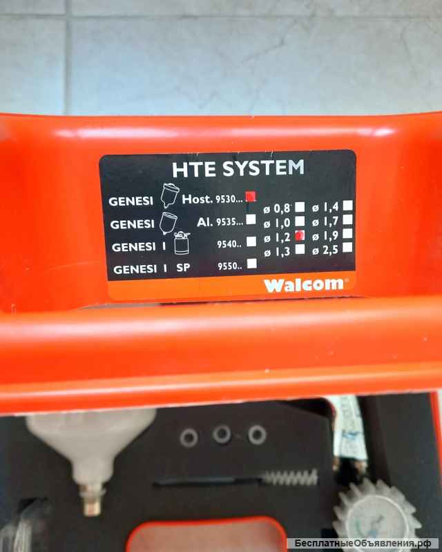 Краскопульт Walcom Genesi S HТE сопло 1,2мм новый