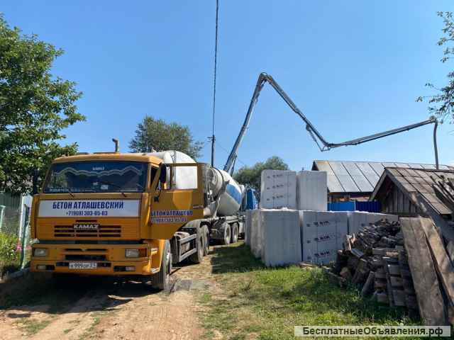 Бетон и Раствор в Атлашево и Новочебоксарске