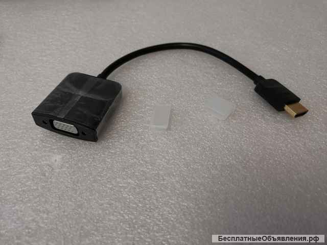 Переходник конвертор VENTION HDMI to VGA Converter 0.15M Black 42154 оригинальный НОВЫЙ