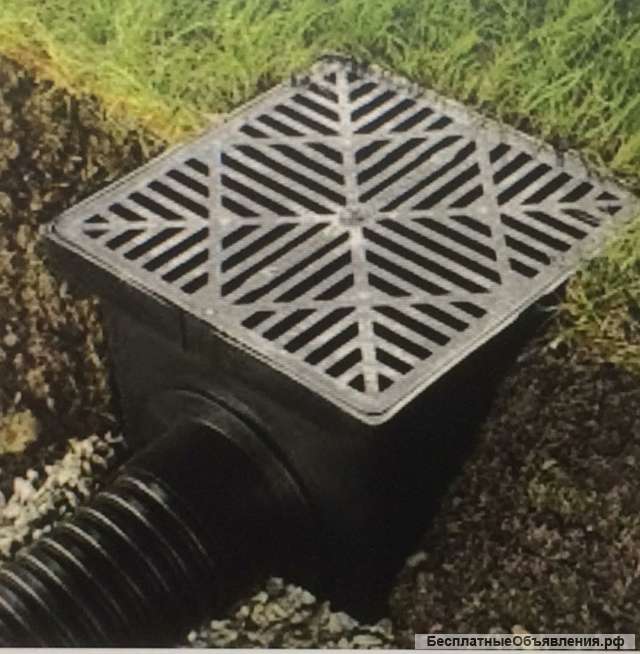 Пластиковые дождеприёмники 200х200мм, 300х300мм