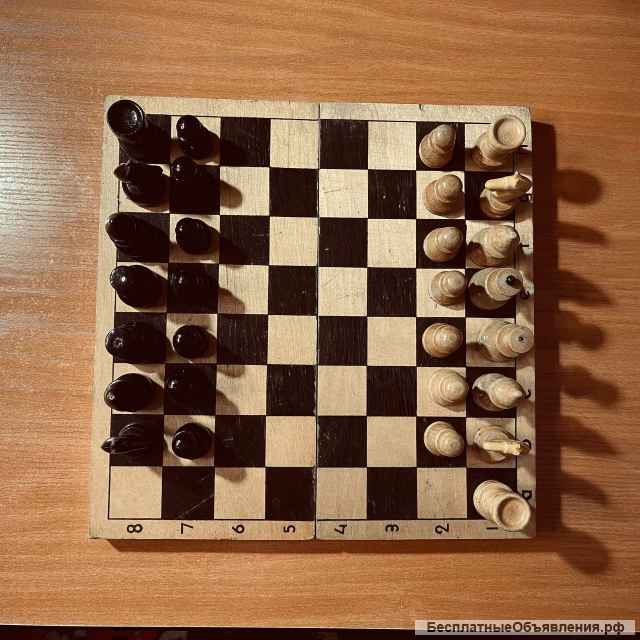 Шахматы, советские, деревянные