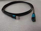 Кабель VENTION USB 3.0 A Male to A Female Extention Cable 1.5M Black PVC плоский оригинальный НОВЫЙ