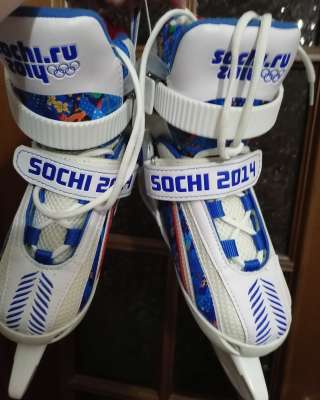 Sochi 2014 коньки детские фигурные Раздвижные 29 р-33 р