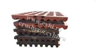 Плита дробящая щековая дробилка СМД108 СМД109 СМД110 Износостойный материал футеровка