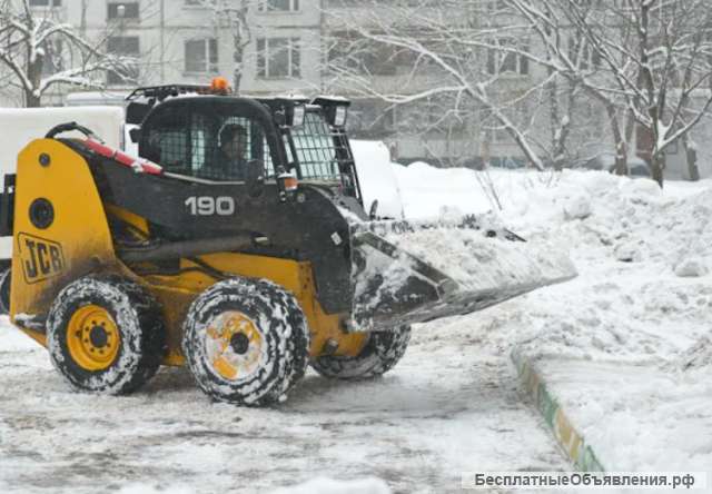 Аренда минипогрузчика. Услуги по уборке снега
