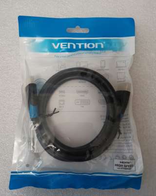Кабель hdmi V2.0 1 метр Vention High Speed with ETHERNET HDMI 2.0 18Gbps 4K60Hz оригинальный НОВЫЙ