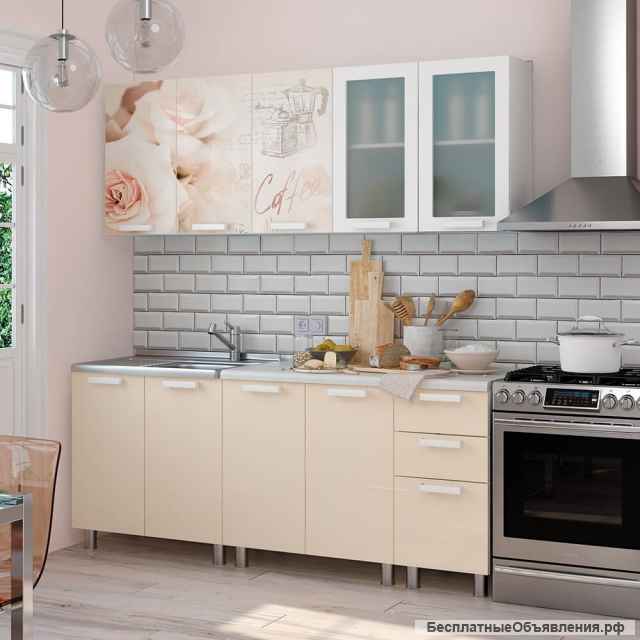 Кухни с Фотопечатями Мдф 2 метра New
