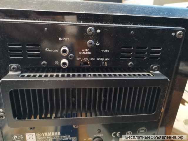 YST-SW015 Yamaha Сабвуфер Piano Black идеальное состояние оригинальный