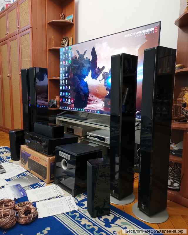 Полный комплект домашнего кинотеатра Yamaha 7.1