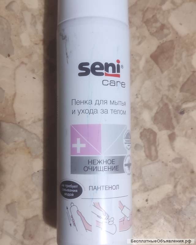 Гигиеническая пена для ухода за телом Seni
