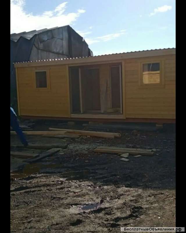 Бытовка с верандой