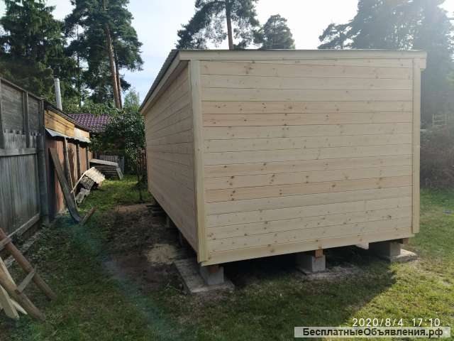 Бытовка со сборкой на участок от 2м до 8м