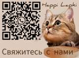 Стильная когтеточка Happy Lapki