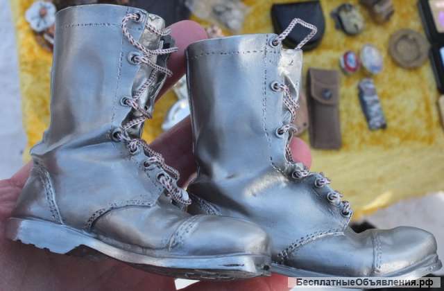 Шкатулки сапоги для ювелирных изделий, сплав белого металла