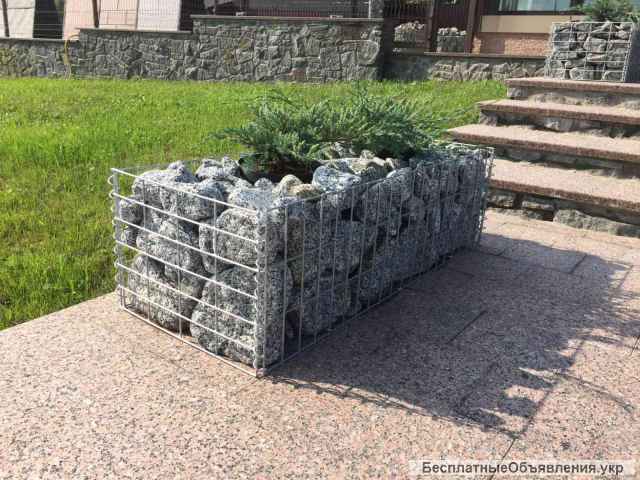 Габіони декоративні, клумби, лавки 0938195641