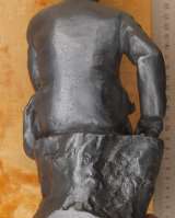 Силуминовая статуэтка Ленин на пеньке, авторская, СССР