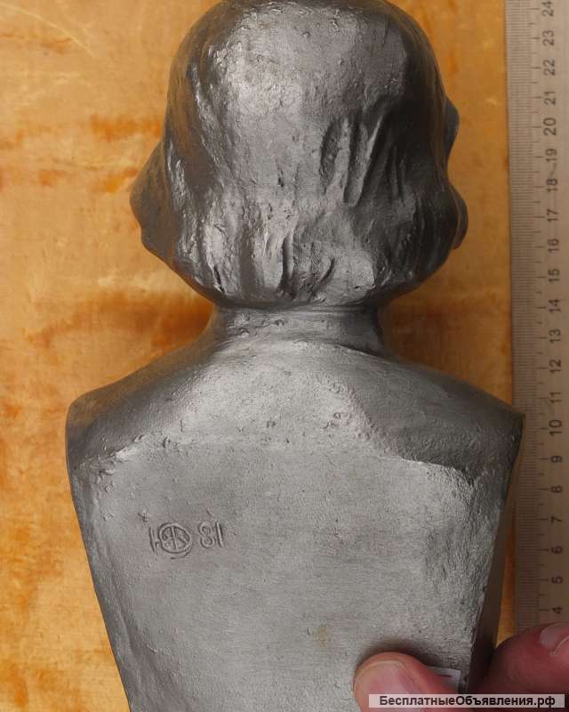 Силуминовая статуэтка Максим Горький, авторская, СССР