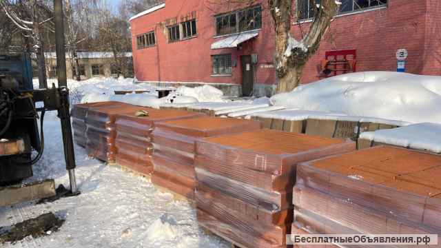 Кирпич рядовой полнотелый керамический М150 М200