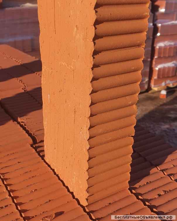 Кирпич рядовой полнотелый керамический М150 М200