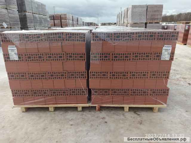 Кирпич двойной керамический М150 М200