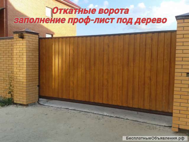 Въездные ворота (распашные, откатные, складные)