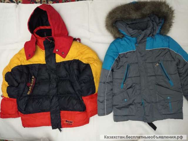 Не дорого. Куртки детские, размер разный