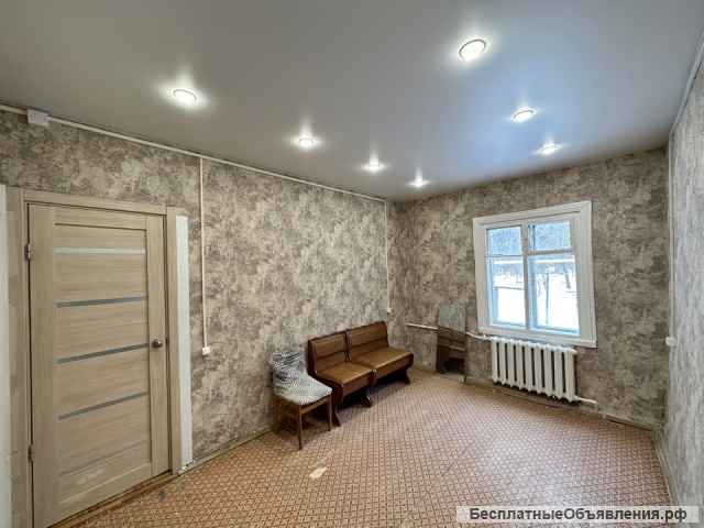 Двухкомнатная квартира с приусадебным участком 2 сотки