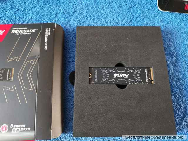 SSD 500Gb SFYRS/500G Kingston HYPERX FURY Renegade PCIe 4.0 NVMe M.2 2280 оригинальный НОВЫЙ