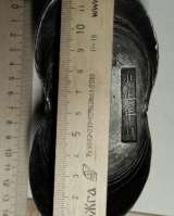 Китайское серебряное клише для производства первых храмовых китайских монет, средневековье