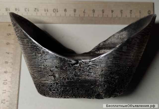 Китайское серебряное клише для производства первых храмовых китайских монет, средневековье