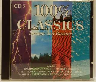CD диск 100% CLASSICS Vol.7 Dreams and Passions 1995
