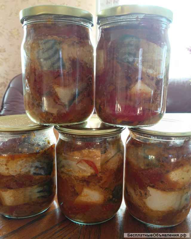 Скумбрия в масле
