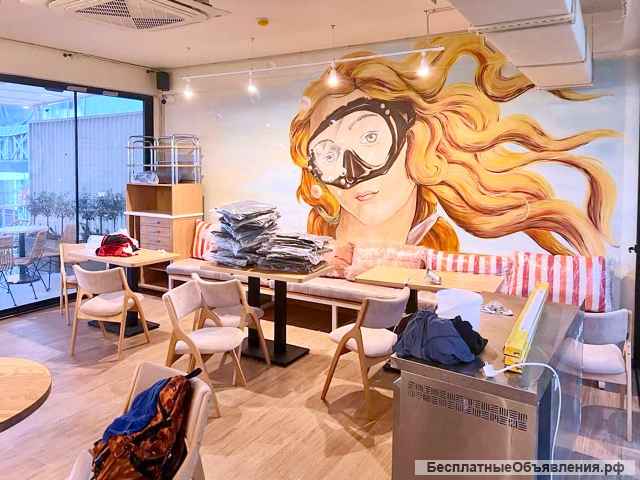 Кафе на центральном пляже Сочи