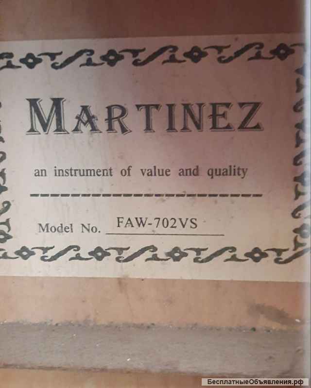 Гитара MARTINEZ FAW 702 VS