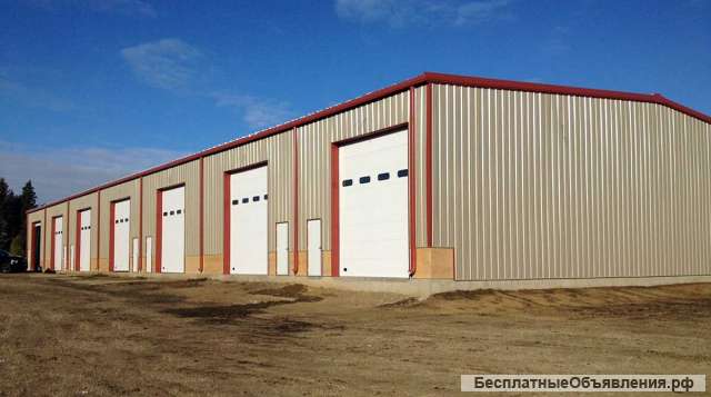 Строительство складов, ангаров, автомоек